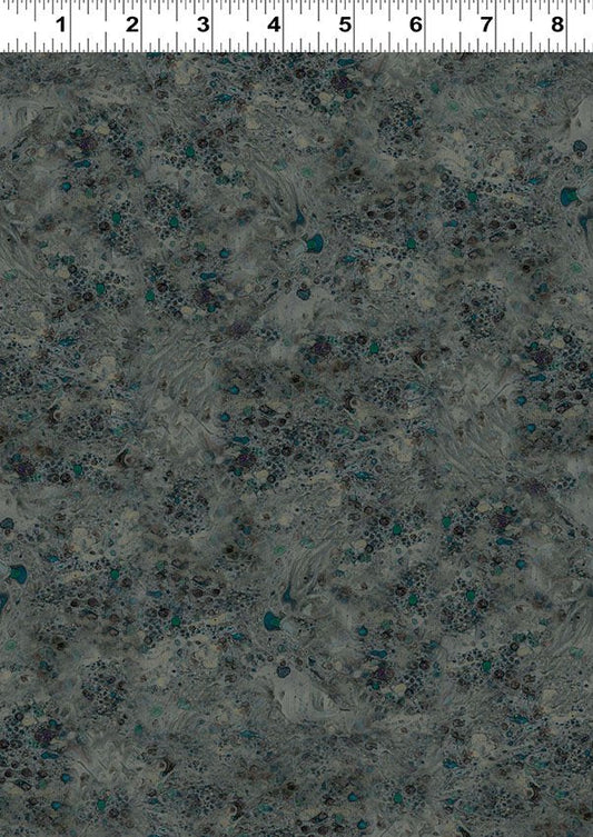 Emerald Hollow Marble Gray Sue Zipkin Clothworks Cotton Fabric CLT-Y4838-6