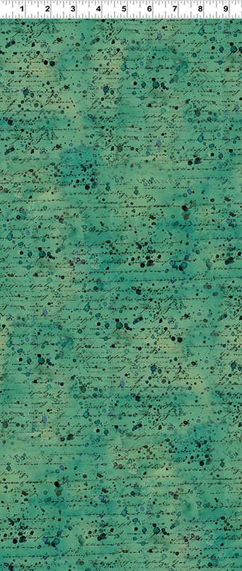 Emerald Hollow Splatter Emerald Sue Zipkin Clothworks Cotton Fabric CLT-Y4837-107