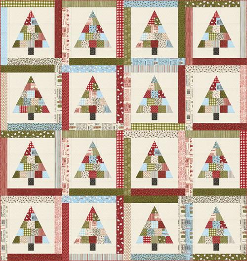 Emmitt and Ivy The Tree Farm Quilt Pattern 68"x72" Sweetwater SW-P321