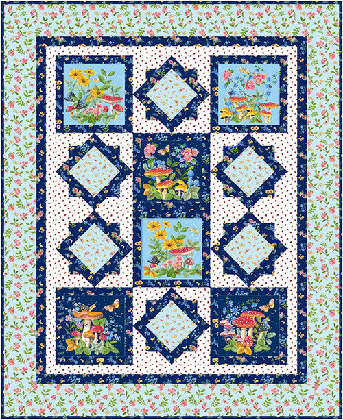 Fabric Requirements-Enchanted Forest Woodland Playmates Quilt Henry Glass
