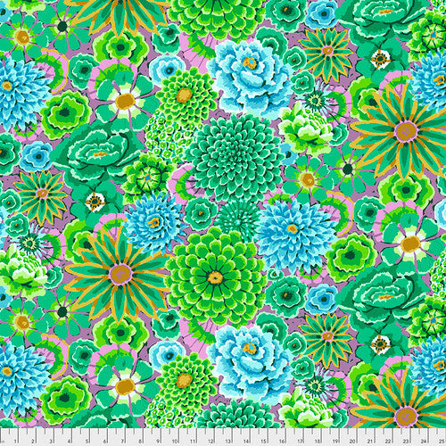 Enchanted Green Stash Kaffe Fassett Collective Free Spirit Cotton Fabric