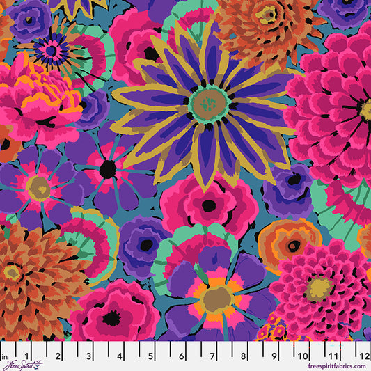 Enchanted Purple August 2026 Kaffe Fassett Collective Free Spirit Cotton Fabric FS-PWGP172.PURPLE