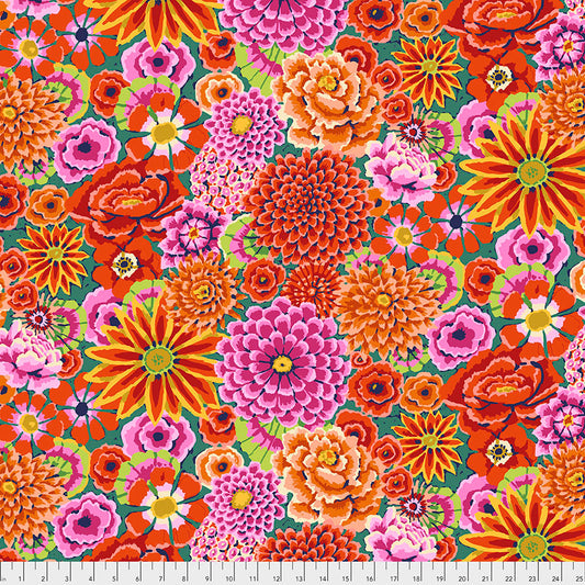 Enchanted Red Stash Kaffe Fassett Collective Free Spirit Fabrics Cotton Fabric FS-PWGP172.REDXX