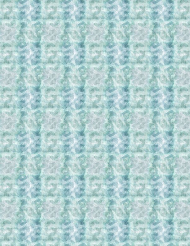 Enchantment Leafy Plaid Blue Stephanie Ryan Wilmington Prints Cotton  Fabric