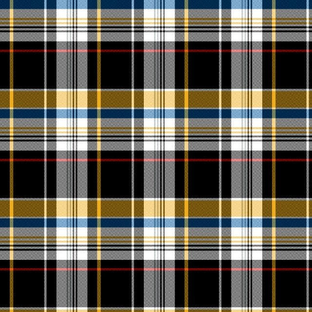 End Zone Matchup Fan Faves Plaid Black Gold Pittsburgh Steelers Fabric Traditions Cotton Fabric NFL-70624 D