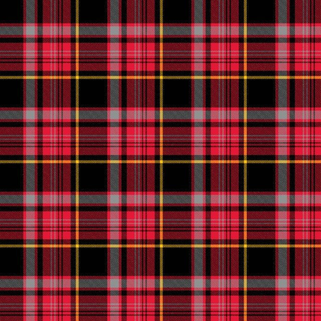 End Zone Matchup Fan Faves Plaid Red Gold Black Kansas City Chiefs Fabric Traditions Cotton Fabric NFL-70615 D