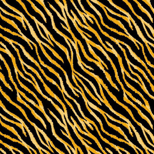 End Zone Matchup Fan Faves Team Skins Gold Black Pittsburgh Steelers Zebra Geo Fabric Traditions Cotton Fabric NFL-19032 ZY
