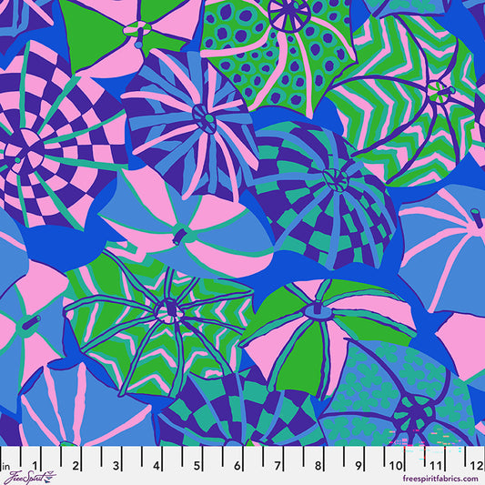 English Summer Cool August 2026 Kaffe Fassett Collective Free Spirit Cotton Fabric FS-PWBM104.COOL