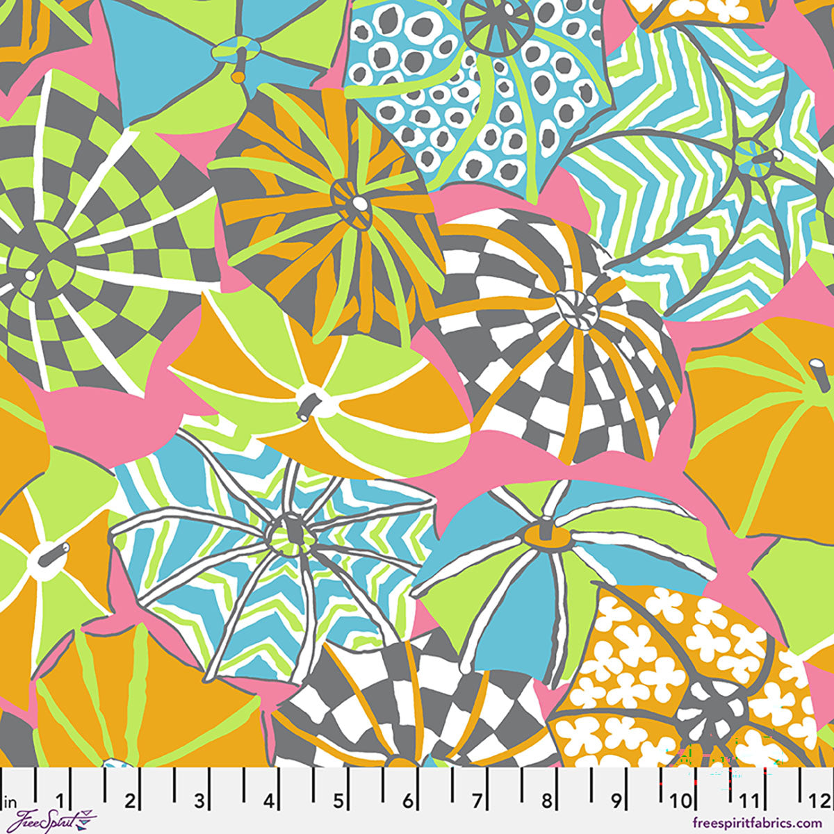 English Summer Pastel August 2026 Kaffe Fassett Collective Free Spirit Cotton Fabric FS-PWBM104.PASTEL