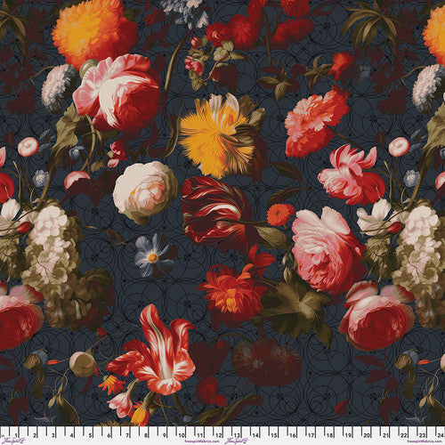 Enrapture Floral Twilight Giucy Giuce Free Spirit Cotton Fabric FS-PWGG001.TWILIGHT