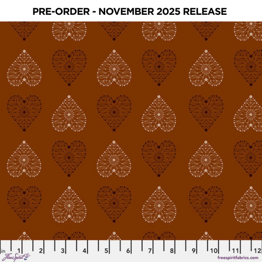 PRE-ORDER | NOV 2025 | Enrapture Amour Spice Giucy Giuce Free Spirit Cotton Fabric FS-PWGG007.SPICE