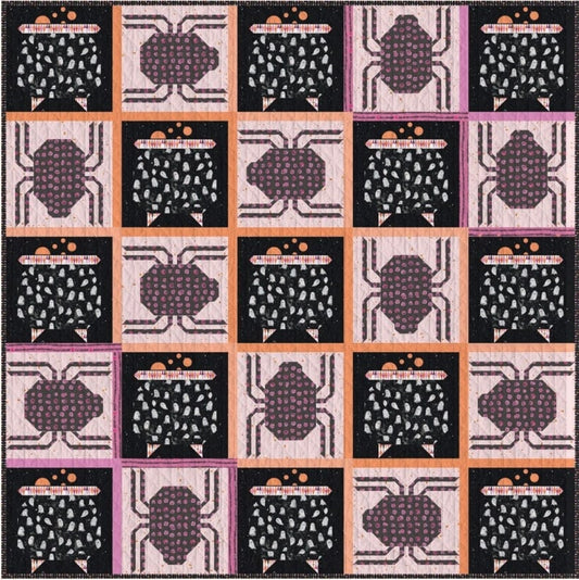 Enshadow Shadowplay Digital Quilt Top Katarina Roccella Art Gallery Fabrics Cotton Fabric AGF-ENWQ