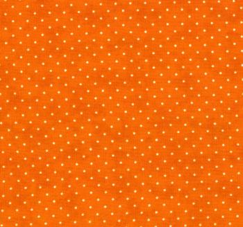 Essential Dots Orange Moda Cotton Fabric