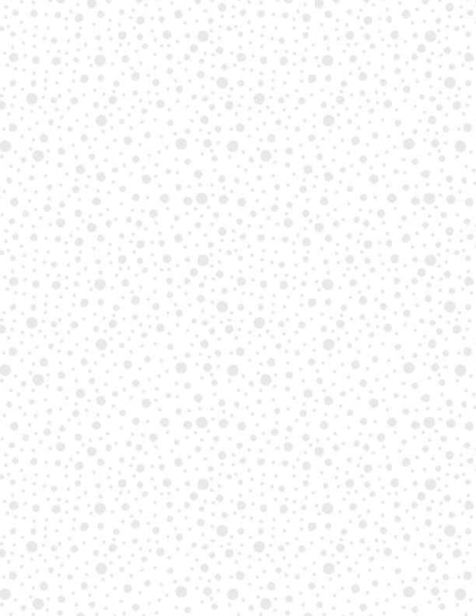 Essentials Cookie Dough Dotty Dots White on White Wilmington Prints Cotton Fabric