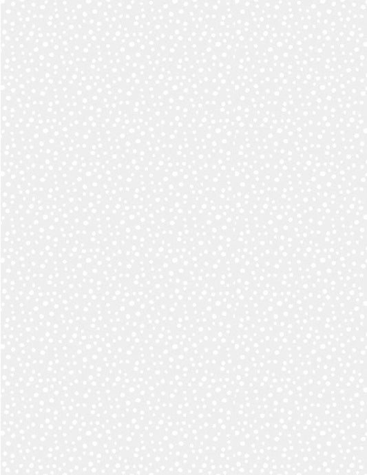 Essentials Petite Dots White on White Wilmington Prints Cotton Fabric