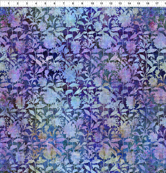 Evanescence Garden Purple Jason Yenter The Beginning Fabrics Cotton Fabric ITB-16EV-1