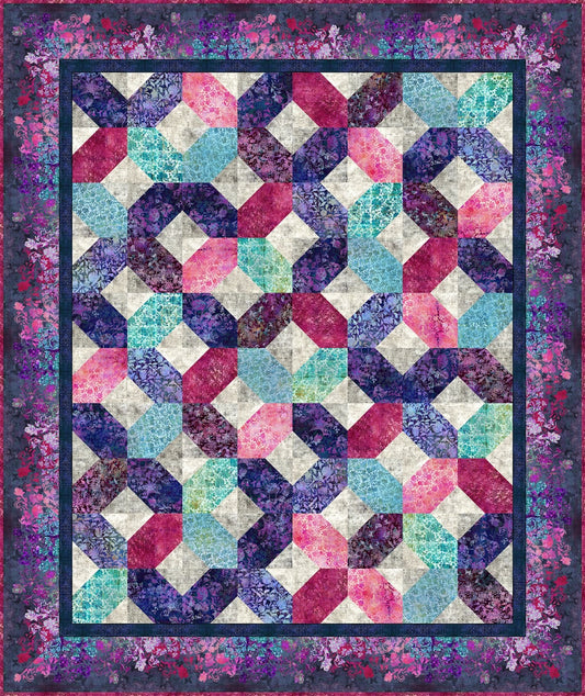 Evanescence Gemstone Jewel Quilt Kit 83.5" x 99.5" Jason Yenter In The Beginning Fabrics ITB-EV-GSJ-KIT