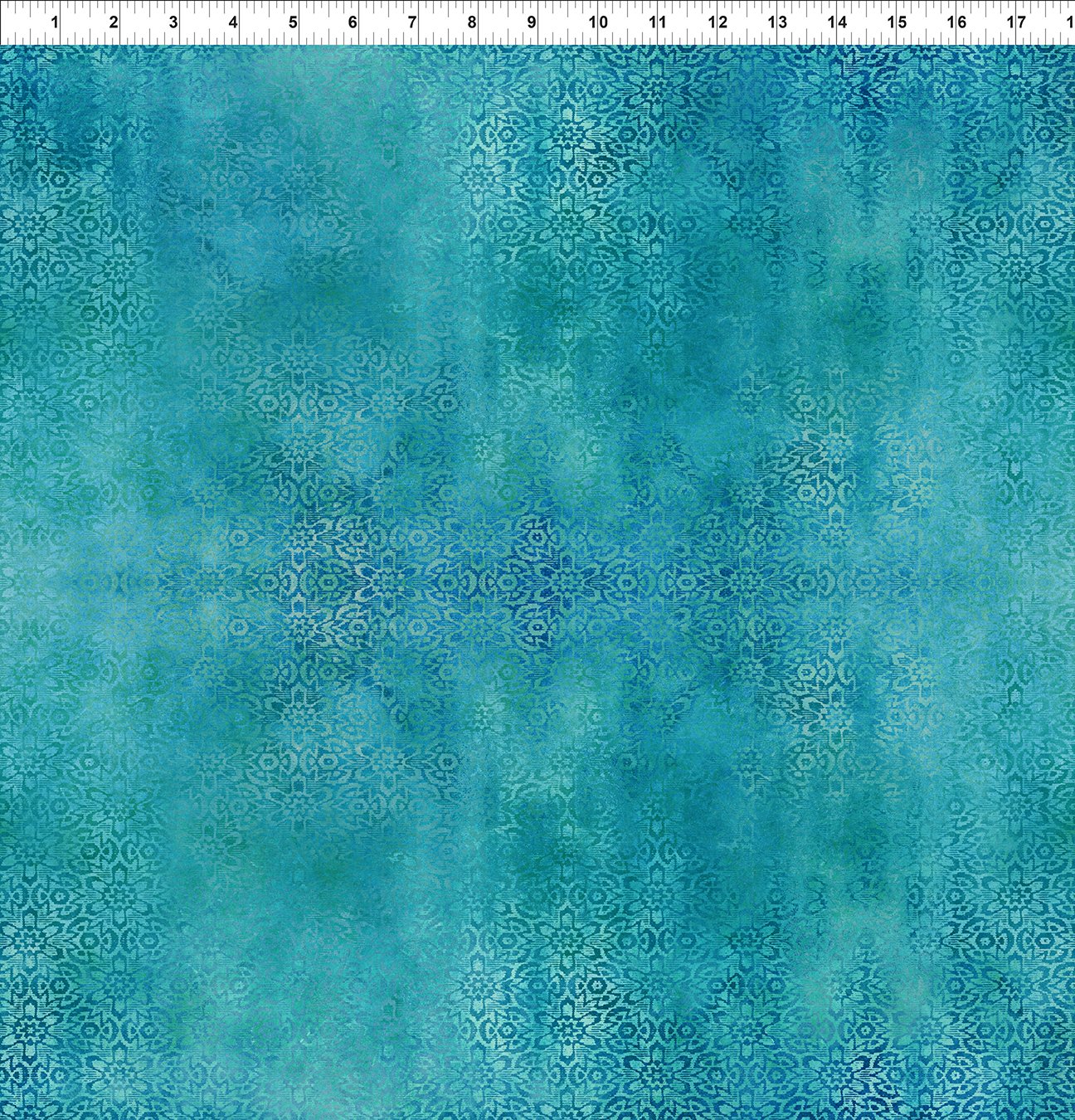 Evanescence Lace Teal Jason Yenter The Beginning Fabrics Cotton Fabric ITB-14EV-1