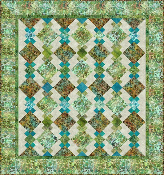 Evanescence September Rain Quilt Kit 80"x 85.5" Jason Yenter In The Beginning Fabrics ITB-EV-SR-KIT
