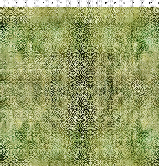 Evanescence Tapestry Green Jason Yenter The Beginning Fabrics Cotton Fabric ITB-9EV-1