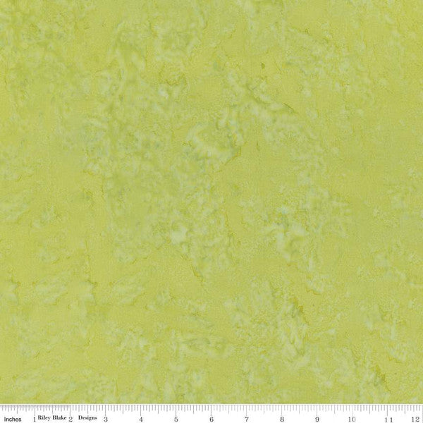 Expressions Batiks Hand-Dyes Basic Texture Blender Artichoke Green Riley Blake Cotton Fabric