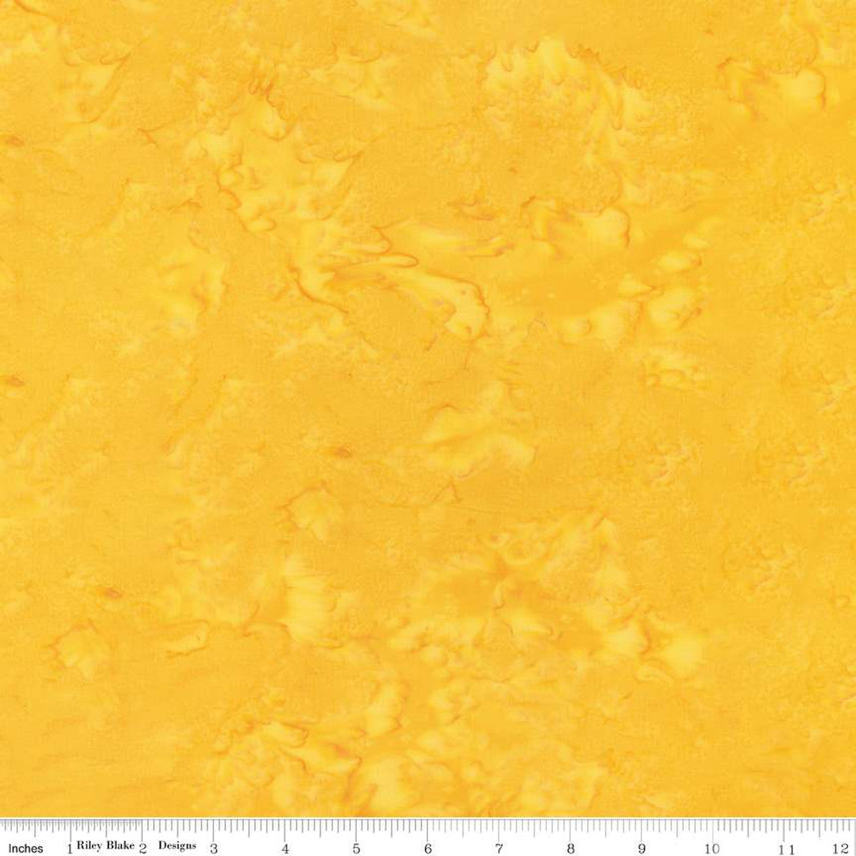 Expressions Batiks Hand-Dyes Basic Texture Blender Canary Yellow Riley Blake Cotton Fabric