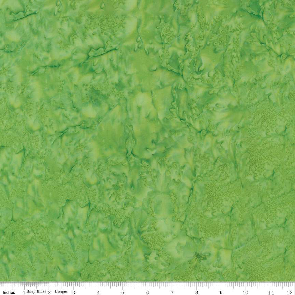 Expressions Batiks Hand-Dyes Basic Texture Blender Chartreuse Green Riley Blake Cotton Fabric