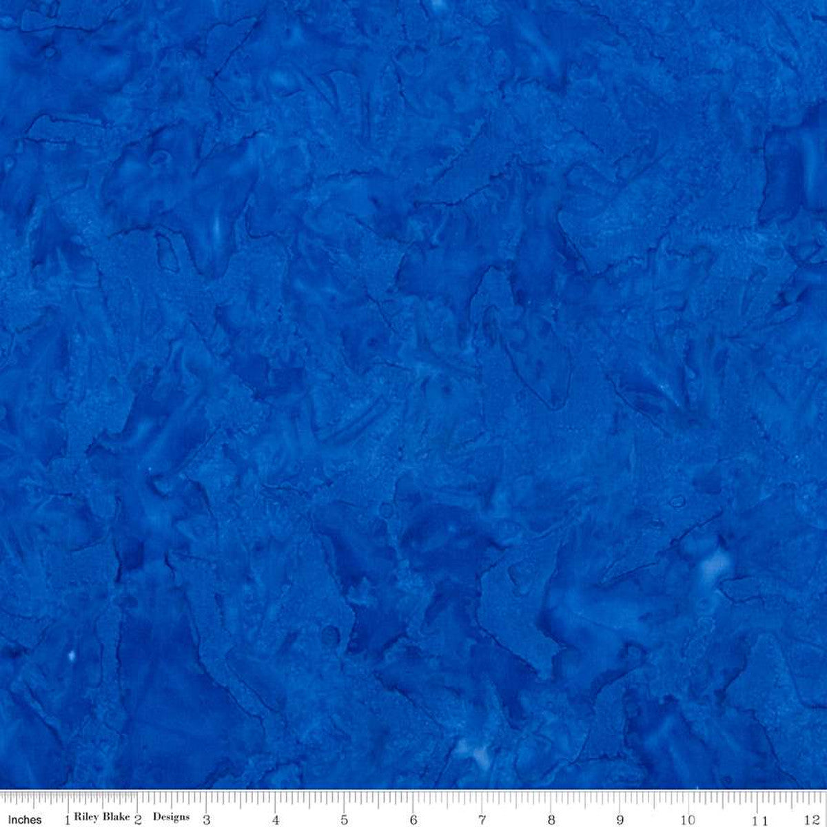 Expressions Batiks Hand-Dyes Basic Texture Blender Cobalt Blue Riley Blake Cotton Fabric