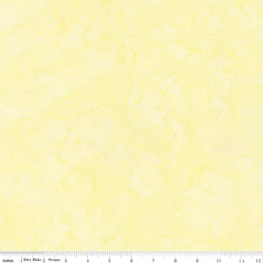 Expressions Batiks Hand-Dyes Basic Texture Blender Cornsilk Yellow Riley Blake Cotton Fabric