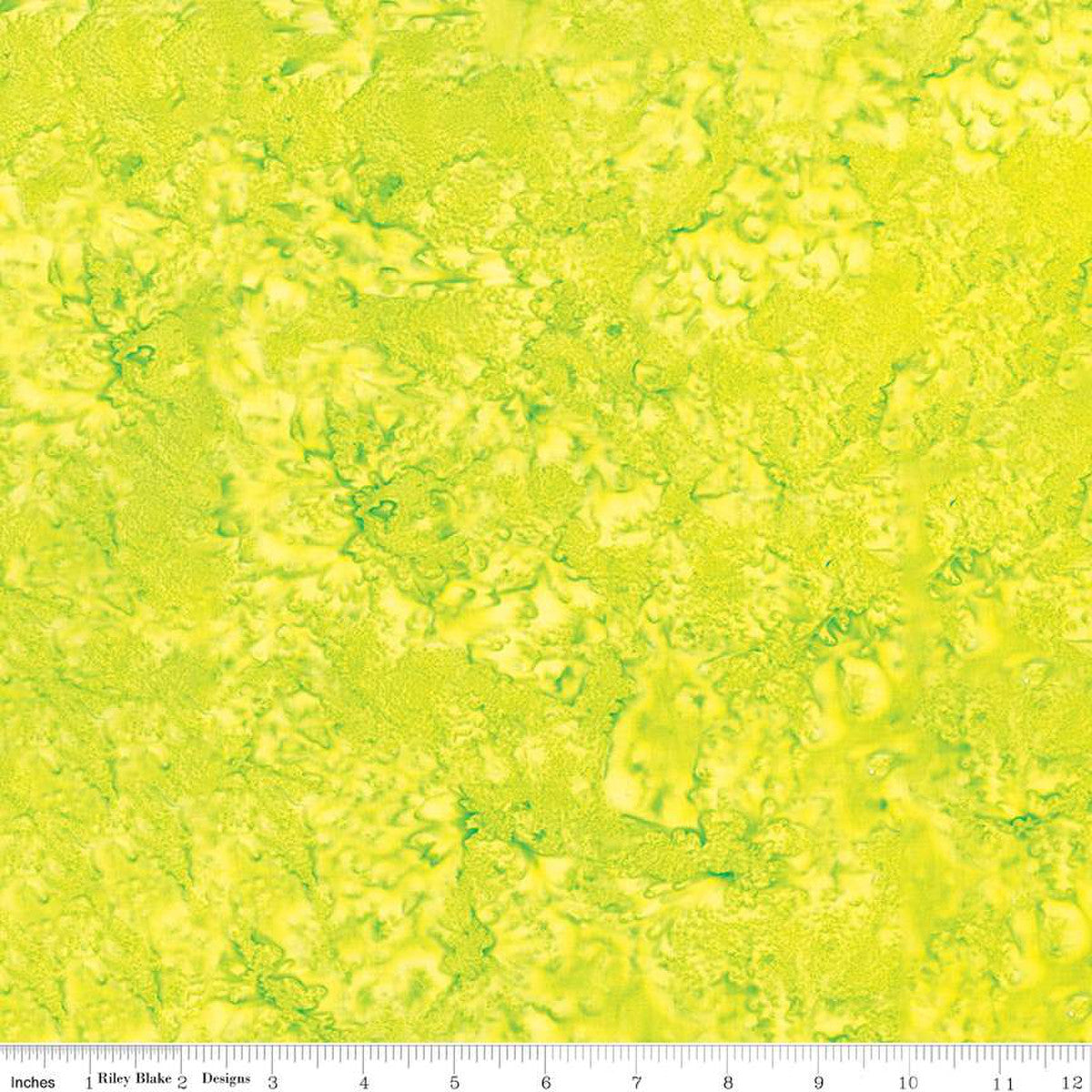 Expressions Batiks Hand-Dyes Basic Texture Blender Kiwi Green Riley Blake Cotton Fabric