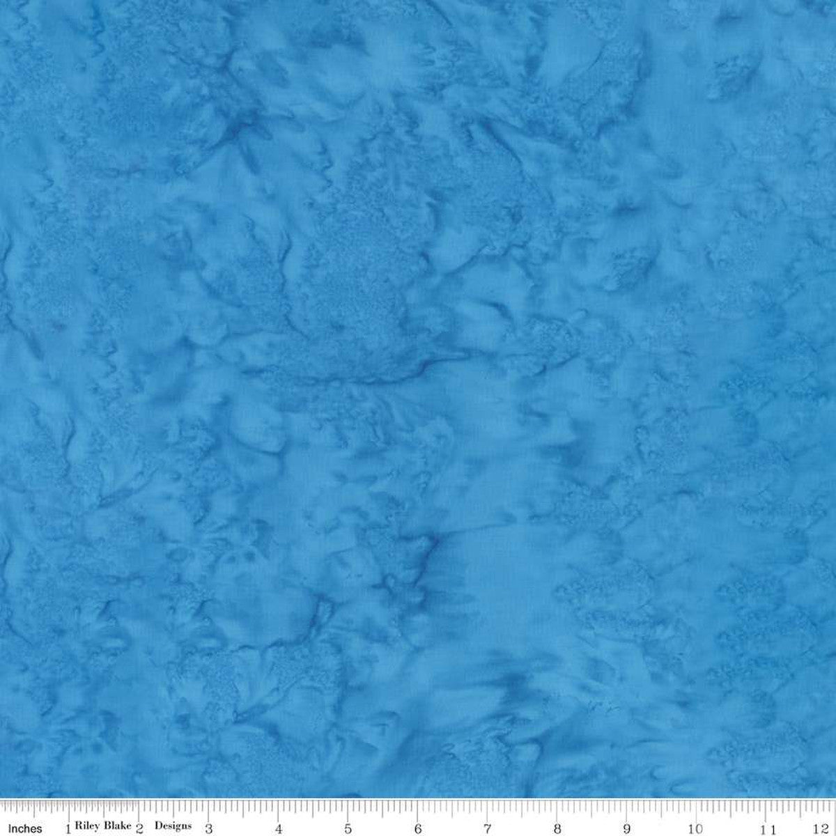Expressions Batiks Hand-Dyes Basic Texture Blender Ocean Blue Riley Blake Cotton Fabric RB-BT21000-294 | US Fabric Shop