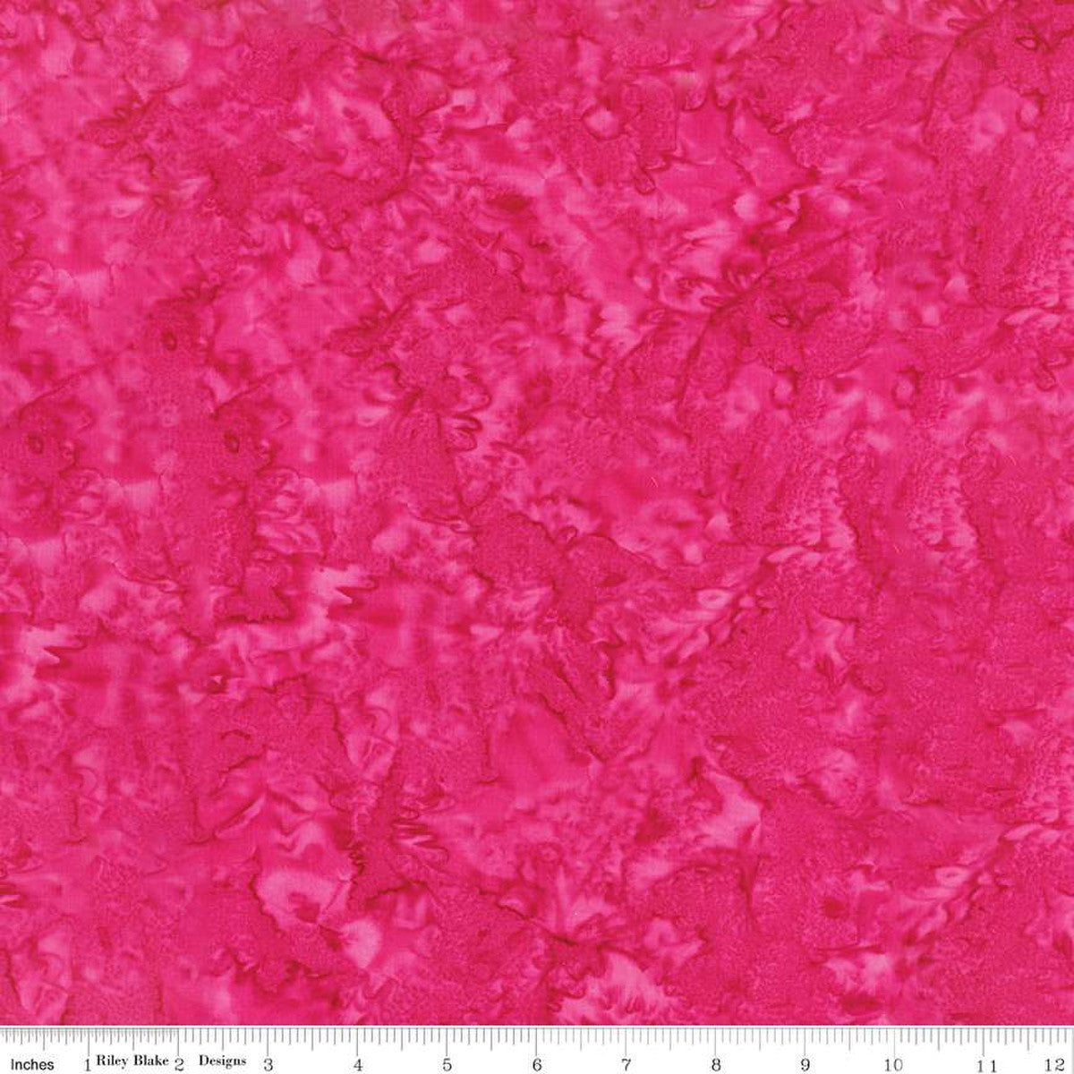 Expressions Batiks Hand-Dyes Basic Texture Blender Punch Fuchsia Pink Riley Blake Cotton Fabric