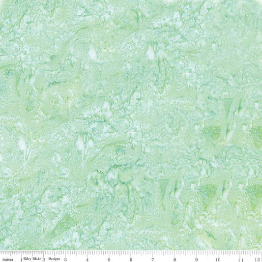 Expressions Batiks Hand-Dyes Basic Texture Blender Sage Green Riley Blake Cotton Fabric