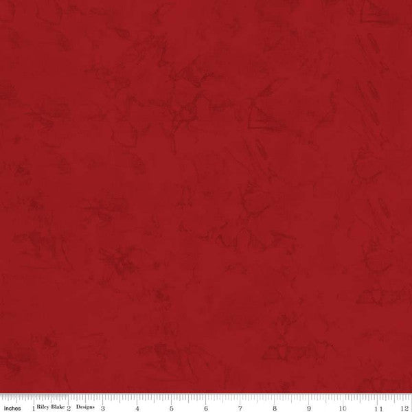 Expressions Batiks Hand-Dyes Basic Texture Blender Scarlet Red Riley Blake Cotton Fabric