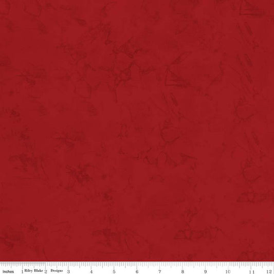 Expressions Batiks Hand-Dyes Basic Texture Blender Scarlet Red Riley Blake Cotton Fabric