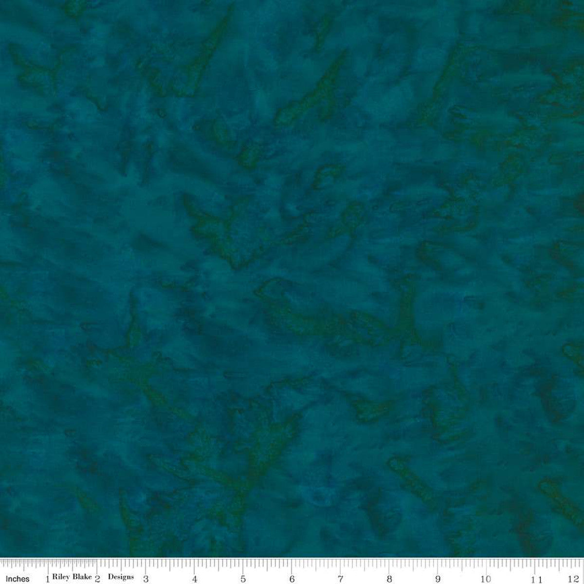 Expressions Batiks Hand-Dyes Basic Texture Blender Teal Waterfall BlueGreen Riley Blake Cotton Fabric