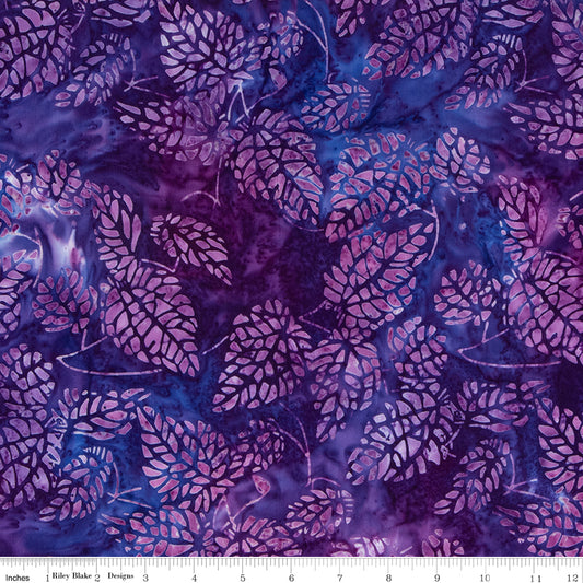 Expressions Batiks Tjaps Byzantine Purple Riley Blake Cotton Fabric