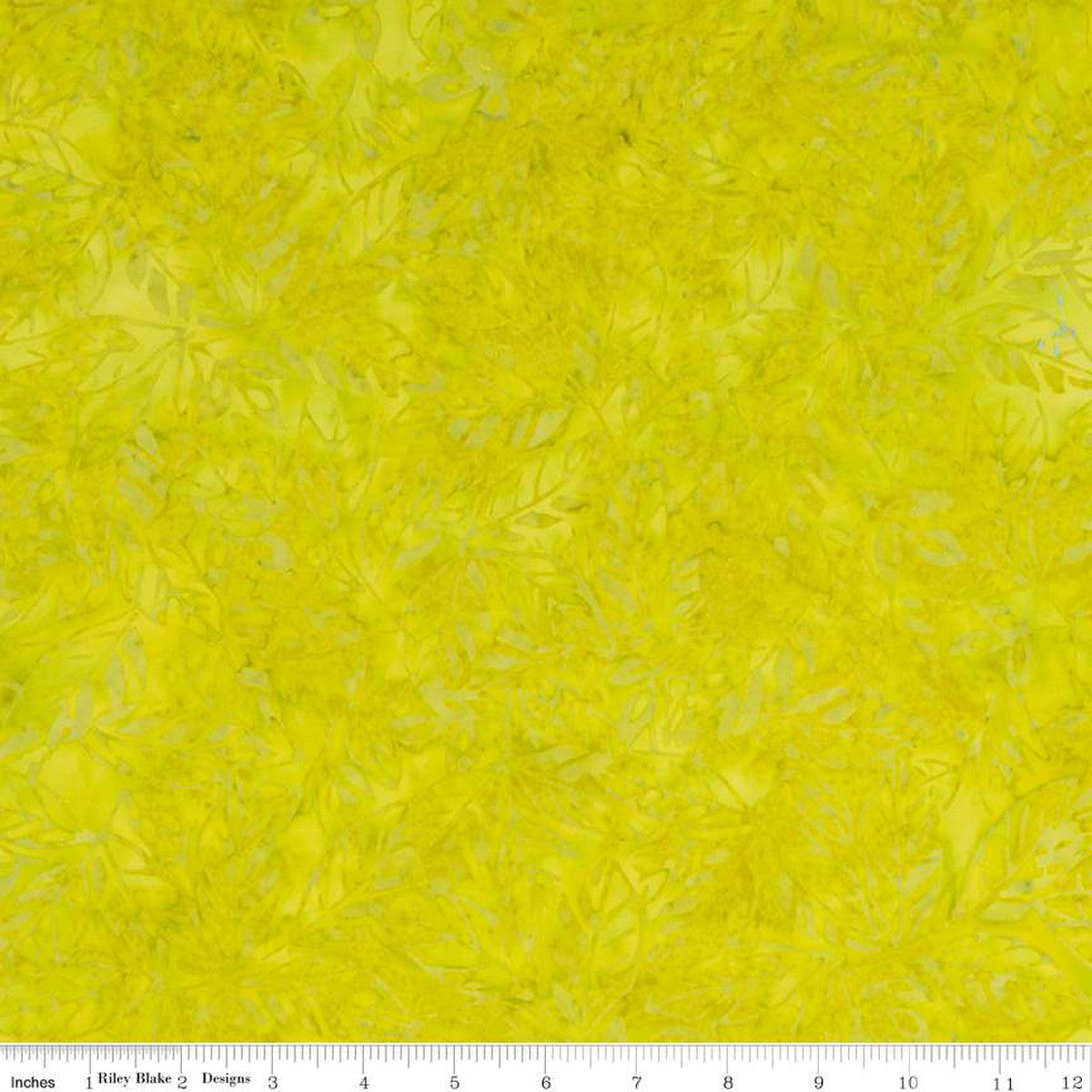 Expressions Batiks Tjaps Chartreuse Yellow Green Riley Blake Cotton Fabric