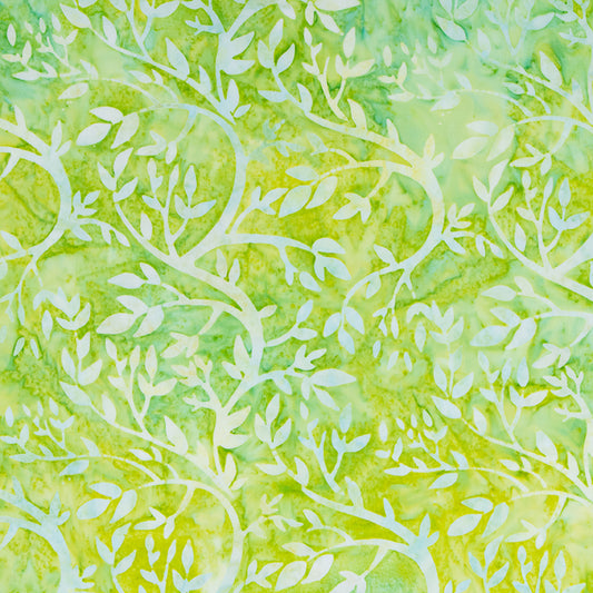 Expressions Batiks Tjaps Lime Green Riley Blake Cotton Fabric