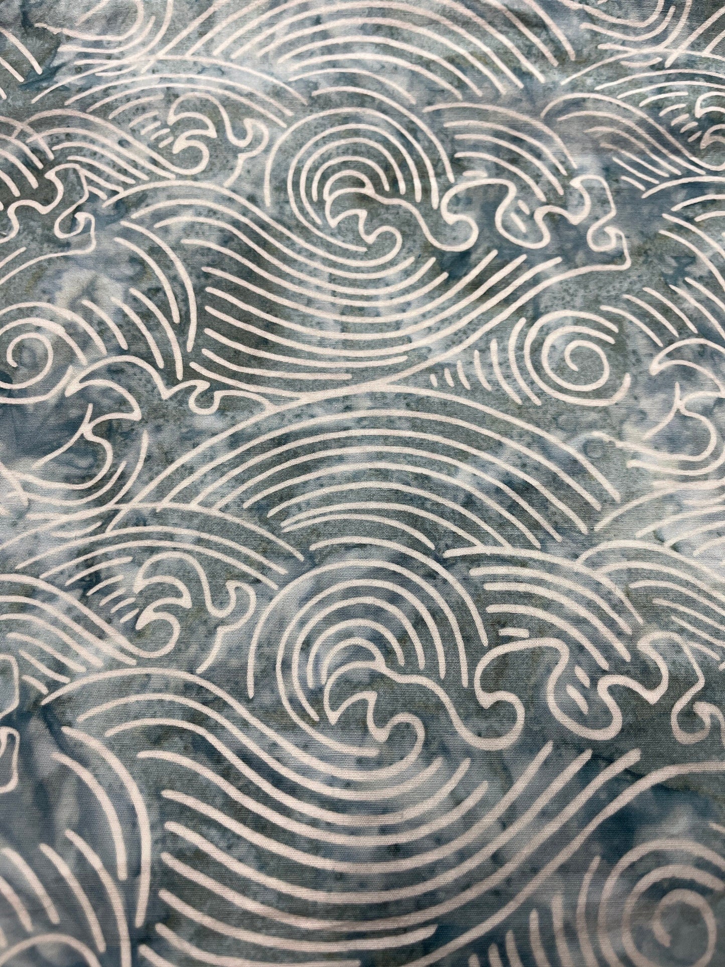 Expressions Batiks Tjaps Bayou Blues Dolphin Gray Riley Blake Designs Cotton Fabric RB-BTAP-1229