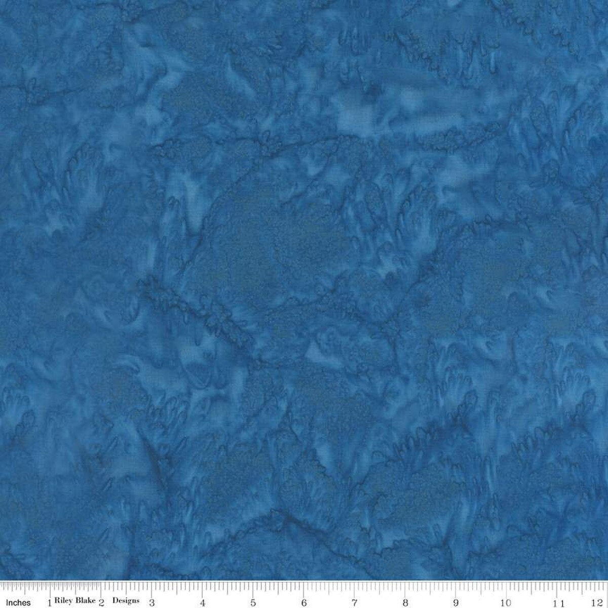 Expressions Batiks Hand-Dyes Basic Texture Blender Denim Bijou Blue Riley Blake Designs Cotton Fabric RB-BT21000-305