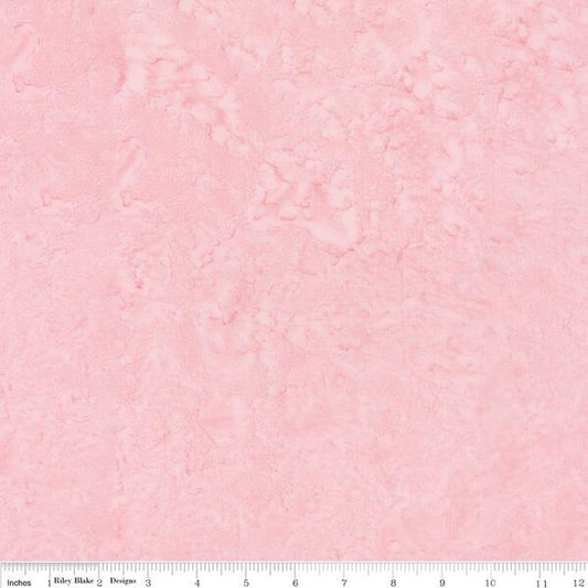 Expressions Batiks Hand-Dyes Basic Texture Blender Piggy Pink Blake Designs Cotton Fabric