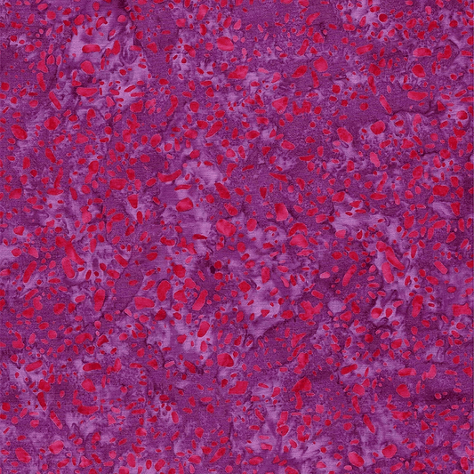 Expressions Batiks Terrazzo in Splash of Grenadine Purple Red Riley Blake Designs Cotton Fabric RB-BT21800-183