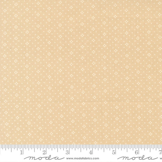 Eyelet Latte Beige Dots Blender Fig Tree & Co. Moda Cotton Fabric