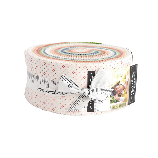 Eyelet 2.5" Jelly Roll Fig Tree Co Moda Cotton Fabric MD-20488JR