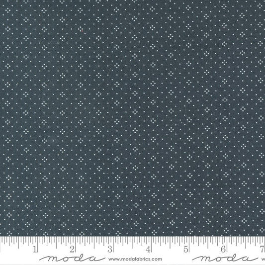 Eyelet Basic Dot Charcoal Dark Grey Fig Tree & Co Moda Cotton Fabric MD-20488-65