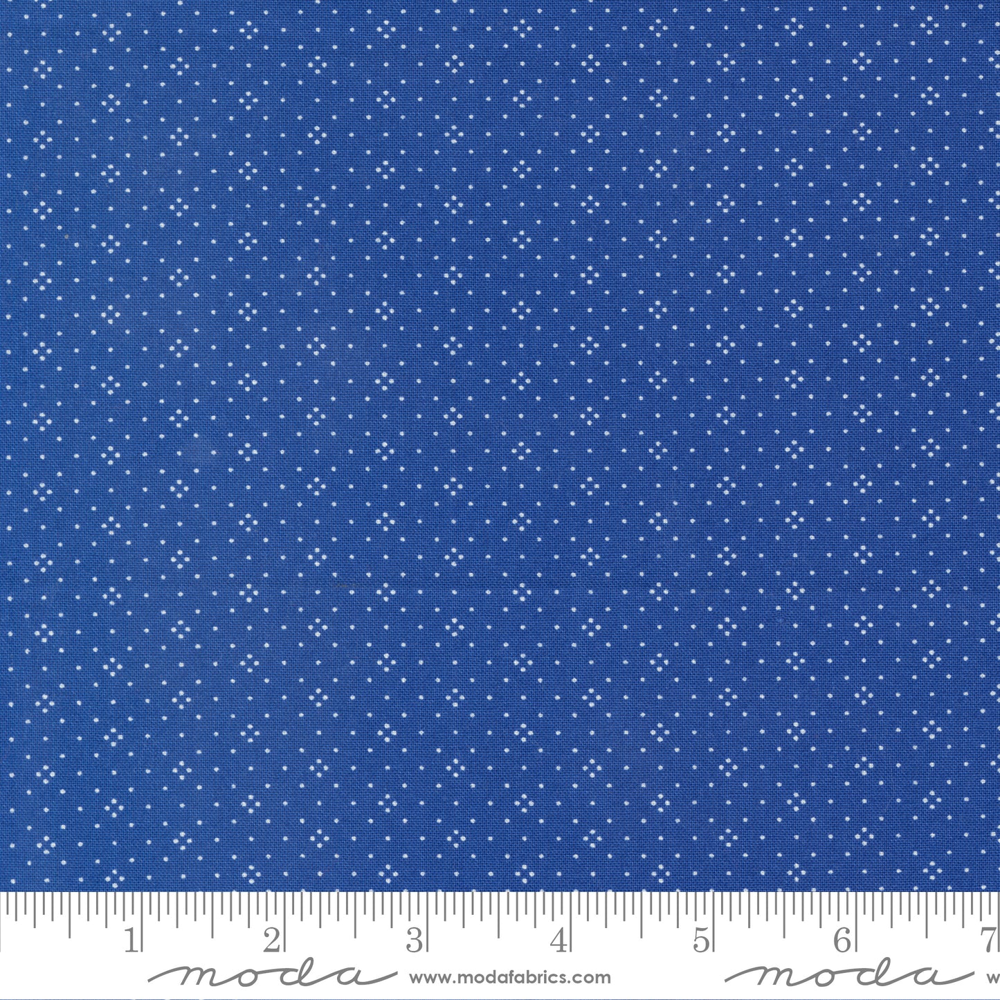 Eyelet Basic Dot Navy Blue Fig Tree & Co. Moda Cotton Fabric MD-20488-75