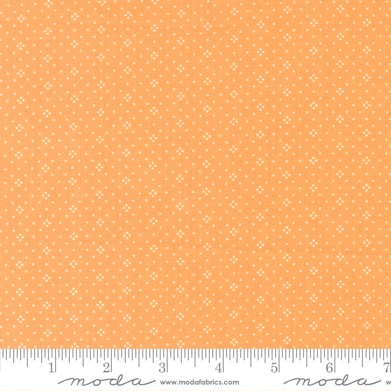 Eyelet Basic Dot Orange Fig Tree & Co. Moda Cotton Fabric MD-20488-74