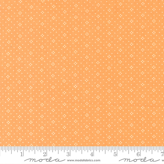 Eyelet Basic Dot Orange Fig Tree & Co. Moda Cotton Fabric MD-20488-74