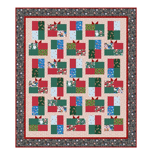 FREE PATTERN-Rudolph the Red-Nosed Reindeer Gifts Galore Quilt Pattern Northcott